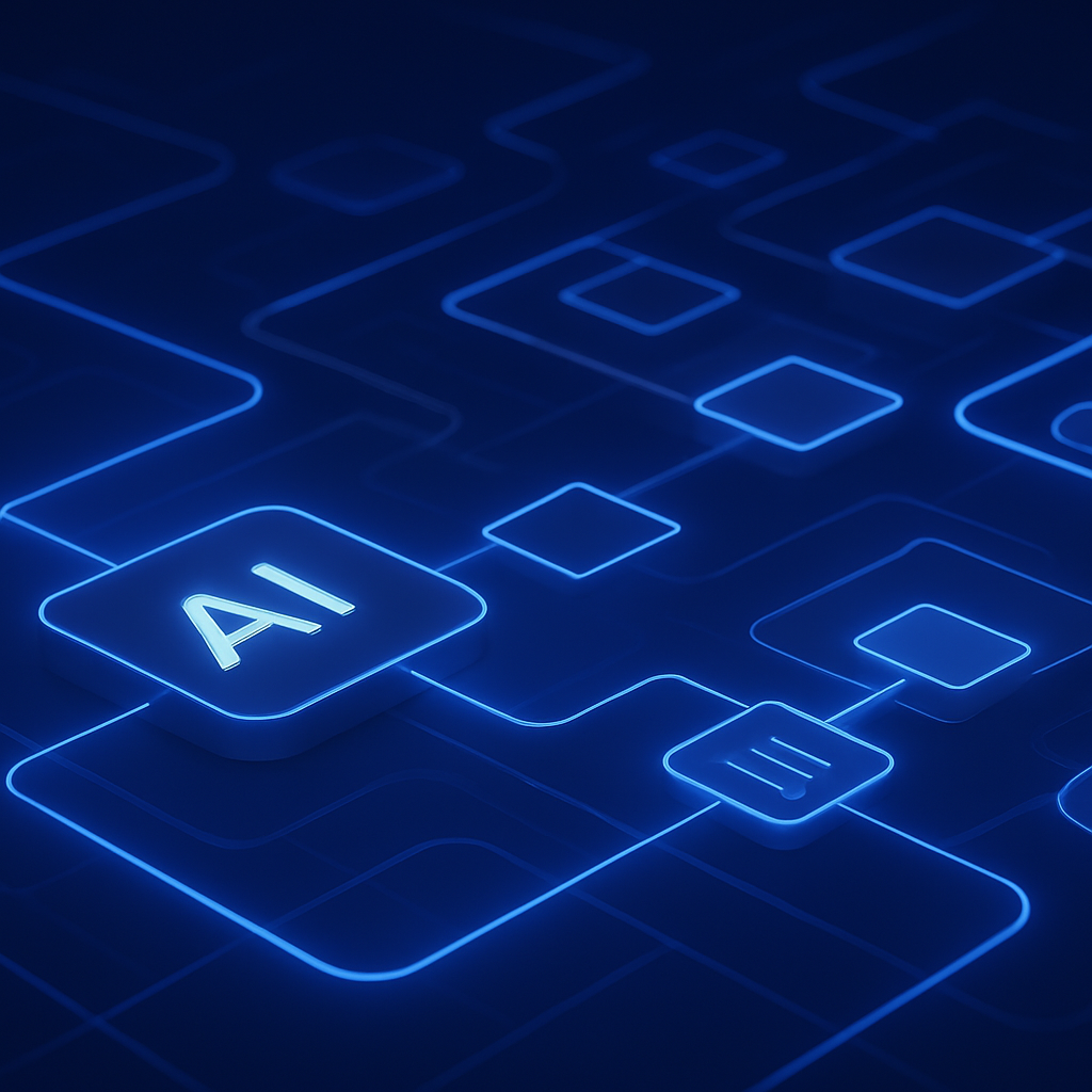 AI automation workflow visualization